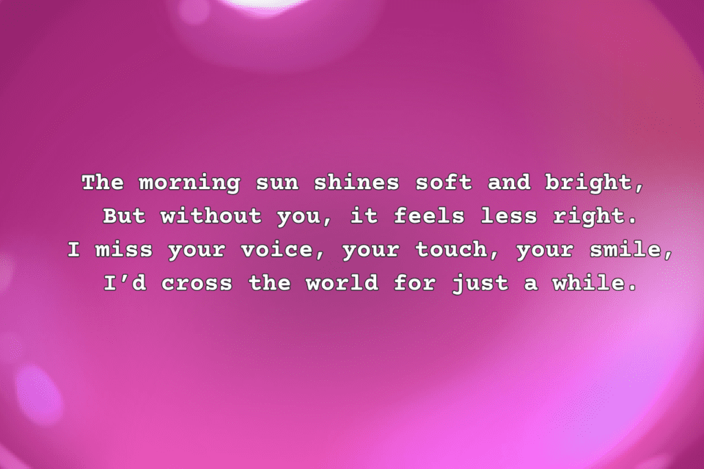 20 Romantic Good Morning Poems to Make Her Cry Tears Long Distance