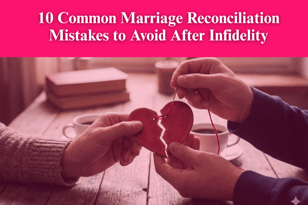 10 Common Marriage Reconciliation Mistakes to Avoid After Infidelity